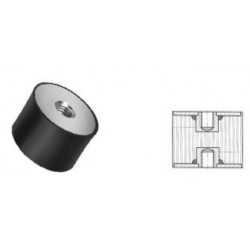 GOMMINO ANTIVIBRANTE FEMMINA+FEMMINA