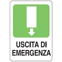 Cartello uscita di emergenza
