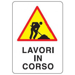 Cartello lavori in corso