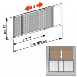 Zanzariera estensibile