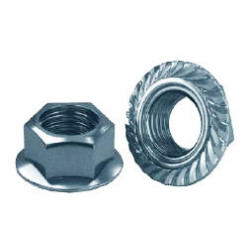 010487 - DADO ESAGONALE FLANGIATO ZINCATO