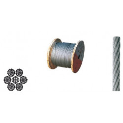 Fune acciaio anima metallica azn 636