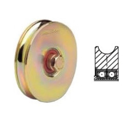 RUOTA PER CANCELLI CON GOLA...