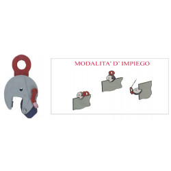Pinza per sollevamento lamiere