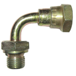 NIPLES "MASCHIO" GAS + FEMM. GIREVOLE 90